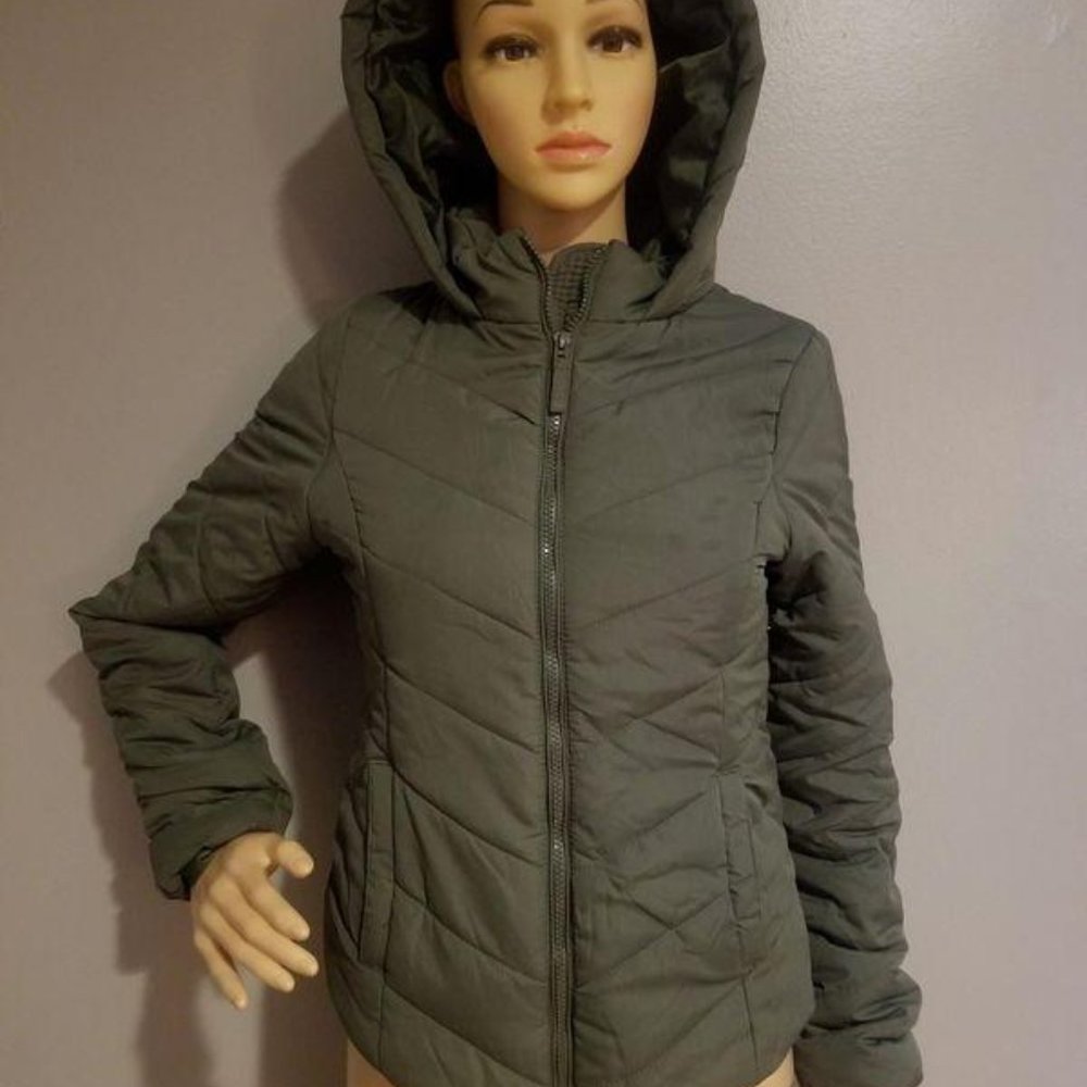 Aéropostale Green Puffer Jacket w/ Hood